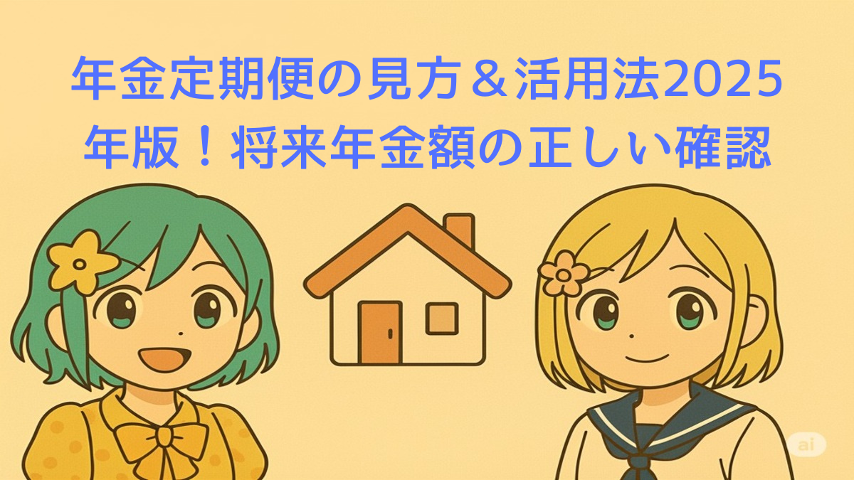 年金定期便の見方＆活用法2025年版｜将来年金額の正しい確認