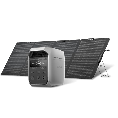 EcoFlow DELTA 3 Plus ポータブル電源+ソーラーパネル