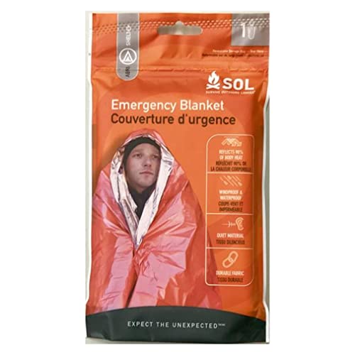SOL(ソル) ポリエステル エマージェンシーブランケット オレンジ 1人用 12132