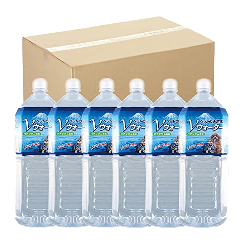 ペットの天然水 Vウォーター 2L×6本(ケース)