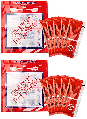 協同 モーリアンヒートパック ハイパワー 加熱セット Lサイズ 5回分 × 2セット 【 発熱剤L 10個＋加熱袋L 2枚入り 】 防災用品 ・アウトドア用 携帯加熱セット