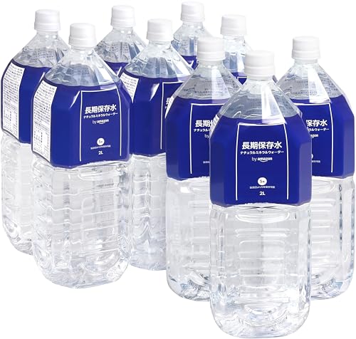 by Amazon 長期保存水2L×9本 by Amazon 長期保存水2L×9本