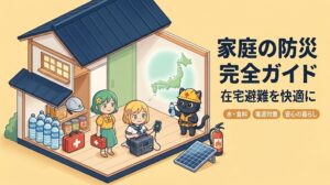 在宅避難の備蓄に必要なもの厳選！避難所に行かない防災対策の境界線