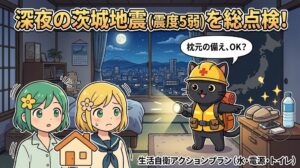 【茨城地震】震度5弱の被害と3.11の関連は？首都直下を生き抜く防災対策