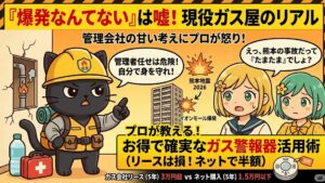 ガス漏れ警報器はいらない？「匂いで気づく」「爆発はたまたま」という勘違いと、自分の身を守るたった1つの方法