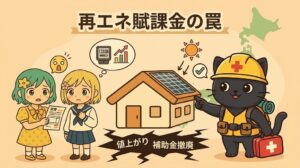 再エネ賦課金がおかしい！毎年値上がりと11月補助金撤廃を防ぐ太陽光自家消費術